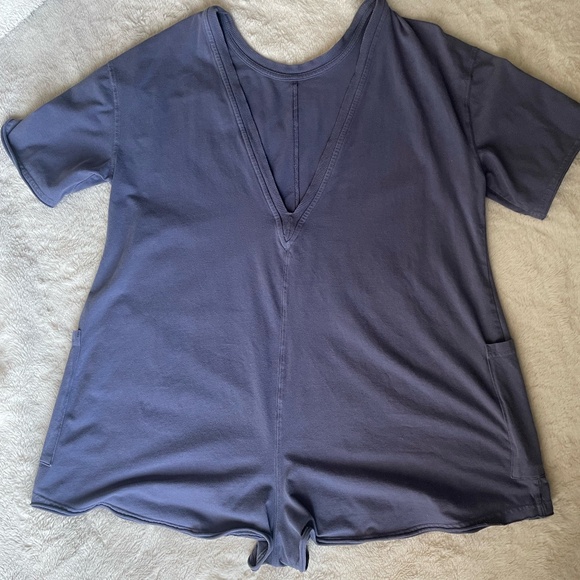 Hot Shot Tee Romper Free People - Picture 2 of 4